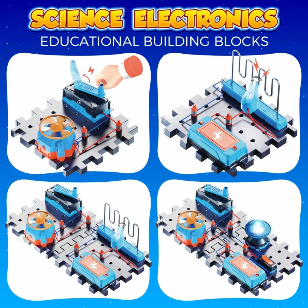 Set STEM electrician copii 8 ani+, Little Electrical Engineer, circuite electrice [2]