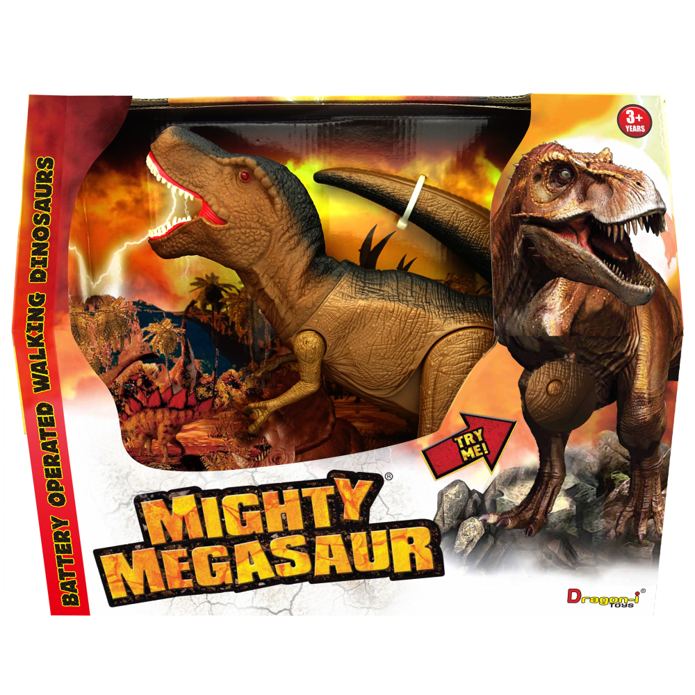 Mighty Megasaur - Dinozaur T-Rex cu lumini si sunete copii varsta 3 ani + [1]