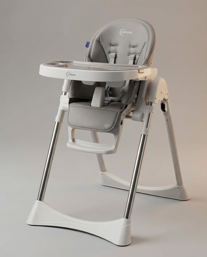 Miiluna scaun de masa pliabil andromeda, taupe copii cu varsta peste 6 luni [7]