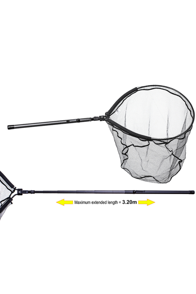 Minciog RTB Full Carbon Landing Net Black Telescopic Handle 320cm 50 x 60cm [2]