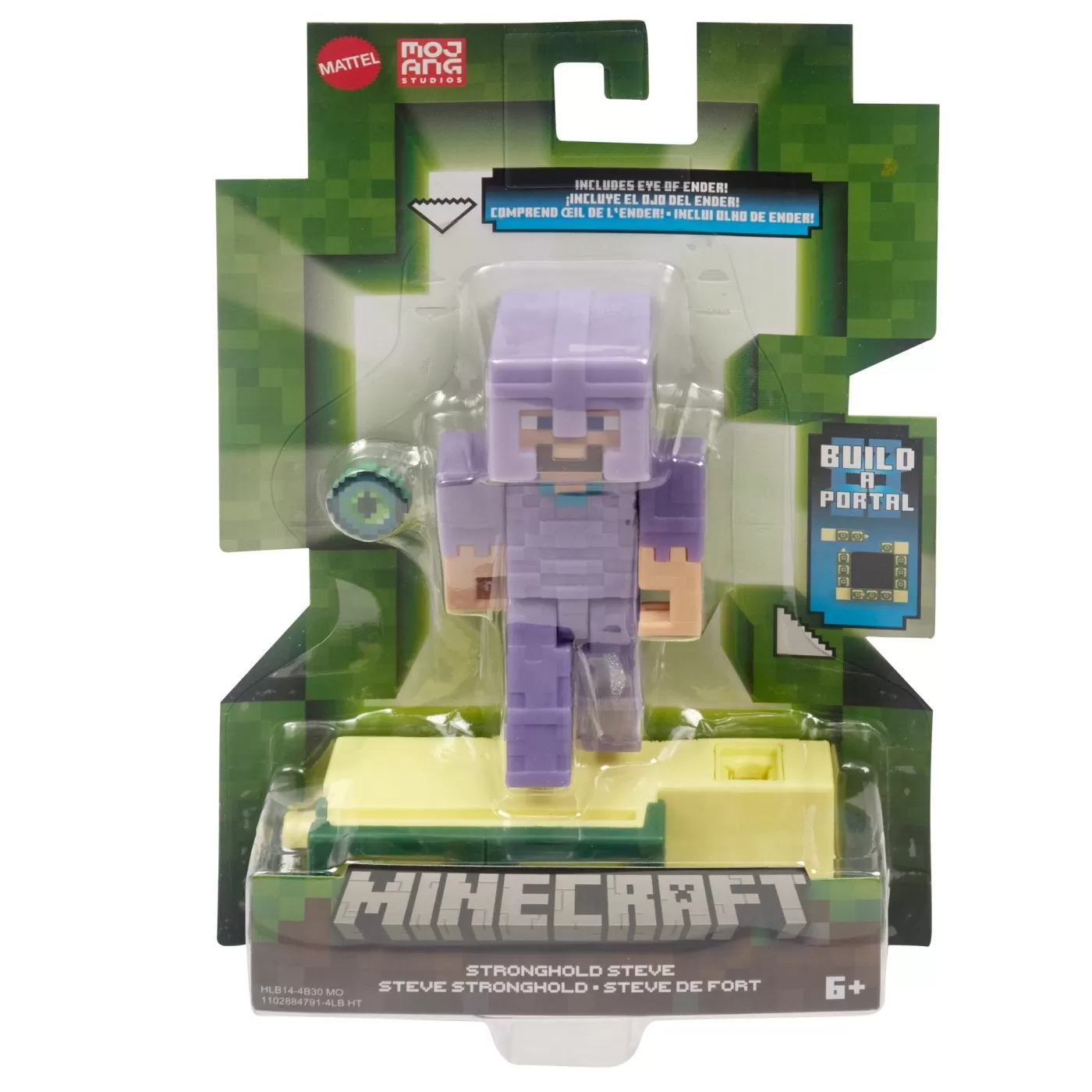 Minecraft, Craft a Block, Figurina Stronghold Steve, 8 cm, varsta de la 6 ani la 12 ani [1]