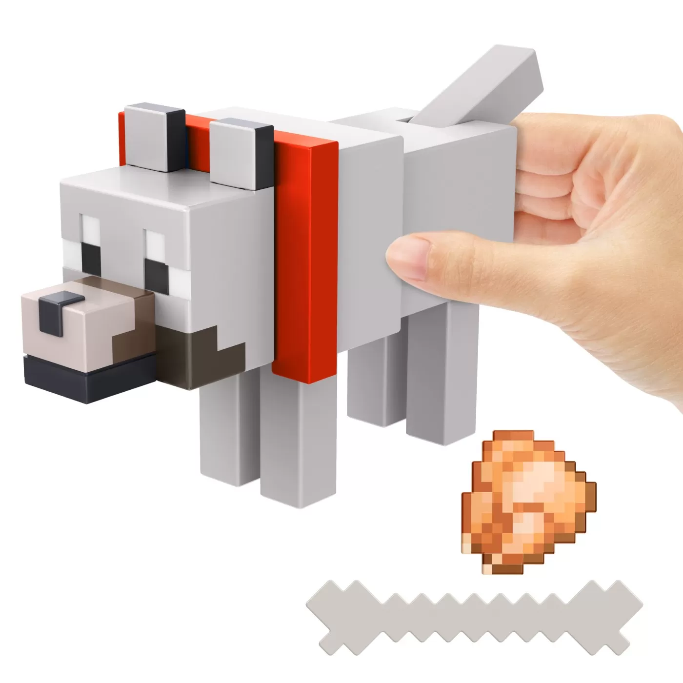 Minecraft, Craft a Block, Figurina Tamed Wolf, 8cm, varsta de la 6 ani la 12 ani [6]