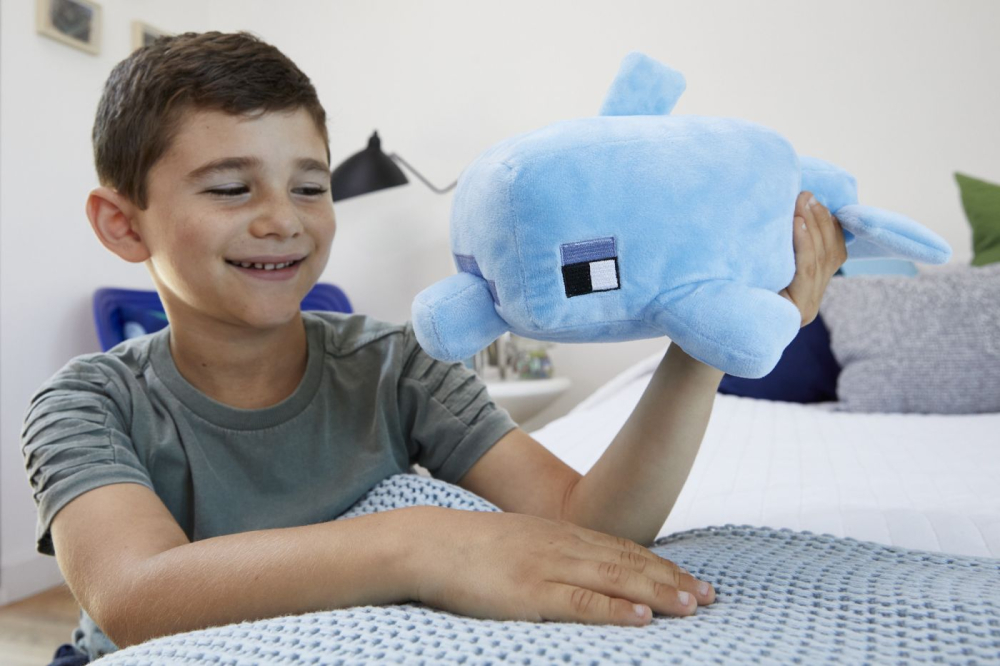 Minecraft figurina de plus delfin 20cm copii varsta 3 ani - 7 ani [3]