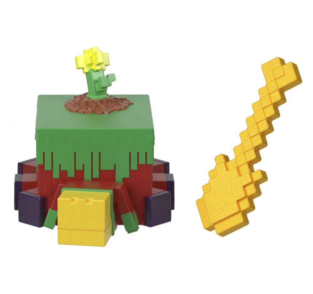 Minecraft mini mode set explorare miniera galben, varsta de la 6 ani la 12 ani [6]