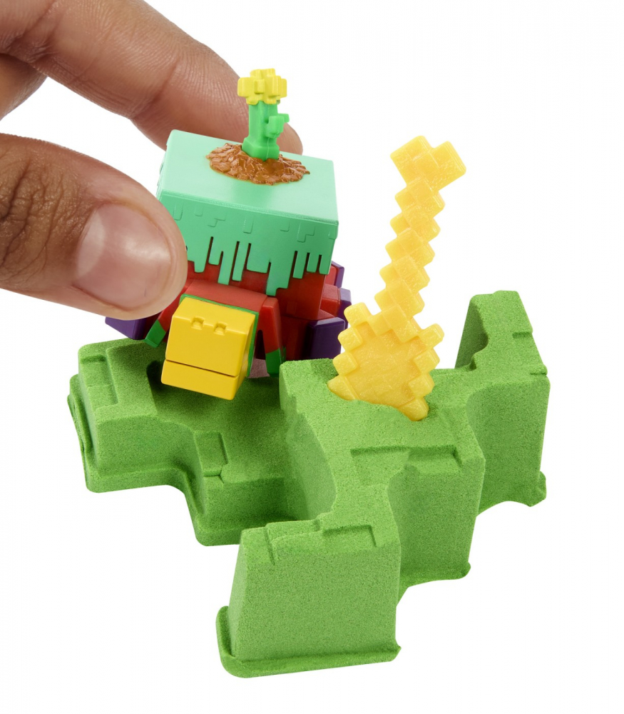 Minecraft mini mode set explorare miniera galben, varsta de la 6 ani la 12 ani [3]