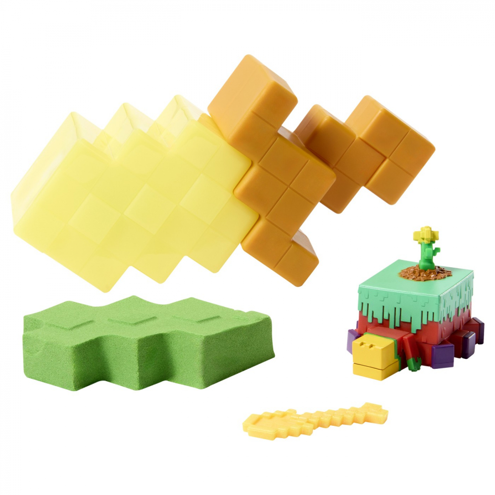 Minecraft mini mode set explorare miniera galben, varsta de la 6 ani la 12 ani [4]