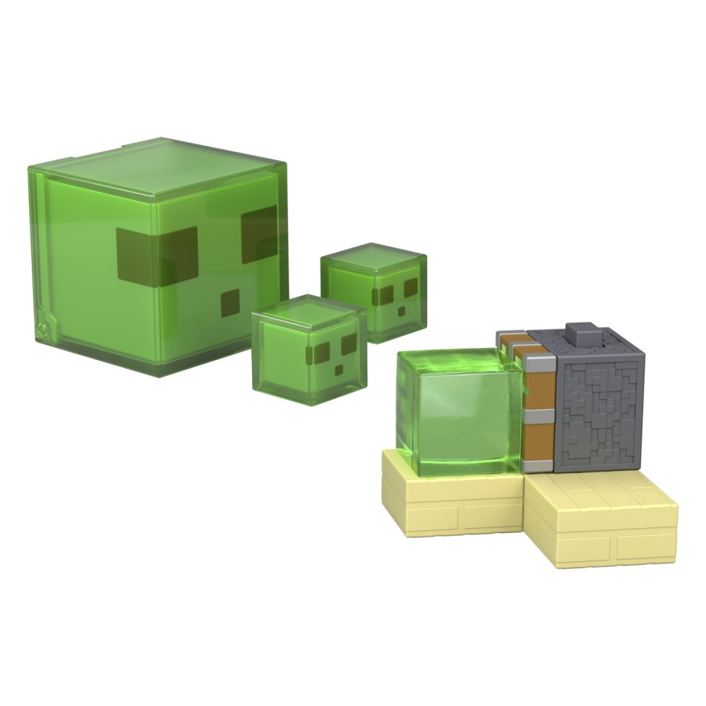 Minecraft redstone charged set capcana cu piston lipicios figurina cu accesorii [2]
