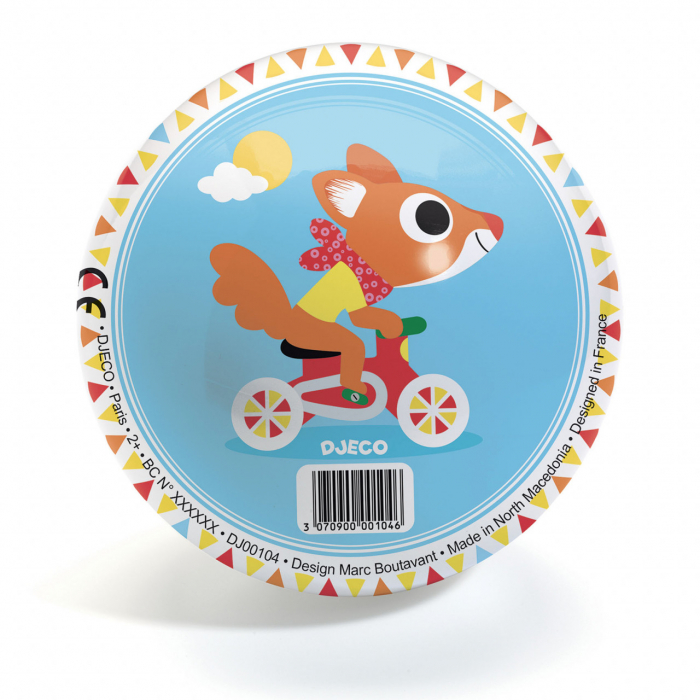 Minge cu 2 ilustratii, Trafic, 12 cm diametru, Djeco, varsta 3 - 6, 6 - 9 ani, Baiat, Fata [2]