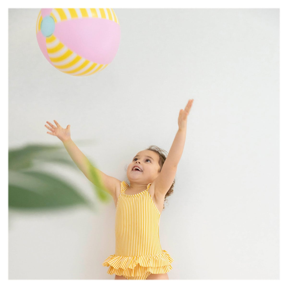 Minge gonflabila de plaja, roz, Quut Toys, copii varsta 1-7 ani [4]