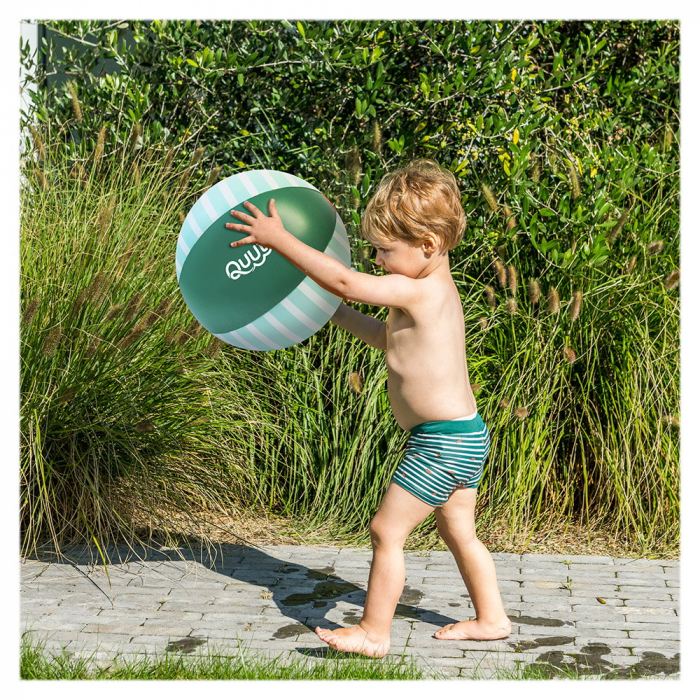 Minge gonflabila de plaja, verde, Quut Toys, 1-7 ani [2]