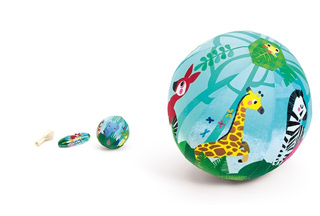 Minge usoara - Jungla pe balon, 23 cm diametru, Djeco [3]