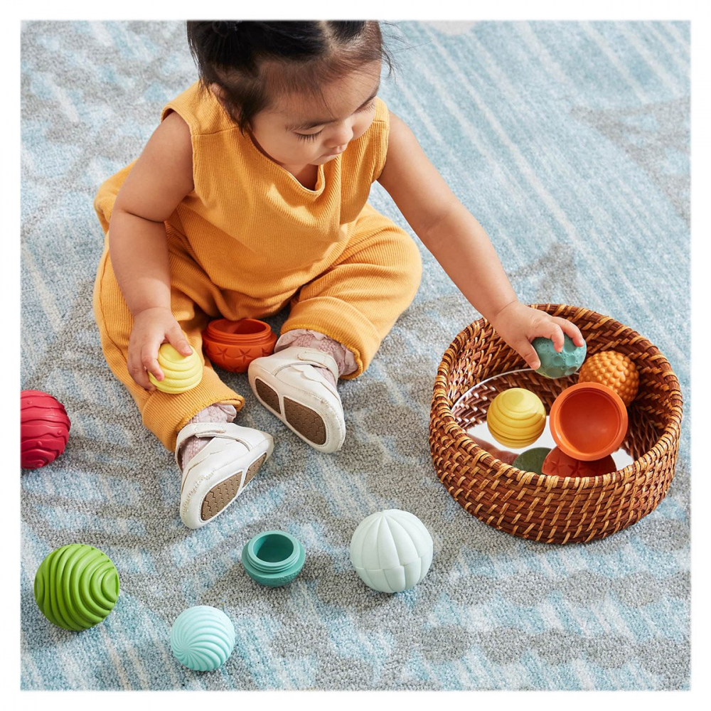 Mingi texturate Mix and Match, Guidecraft, 0-3 ani [3]