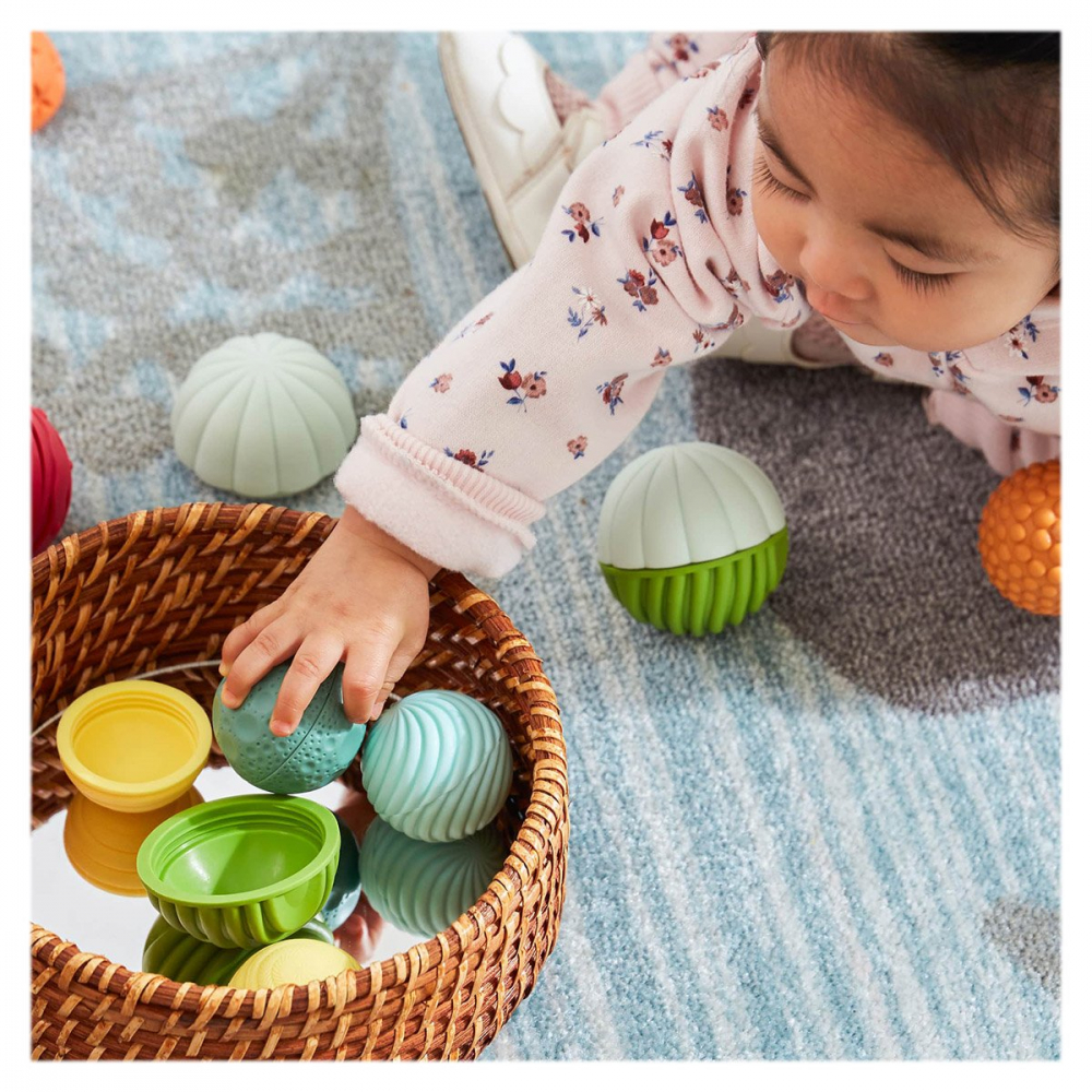 Mingi texturate Mix and Match, Guidecraft, 0-3 ani [4]