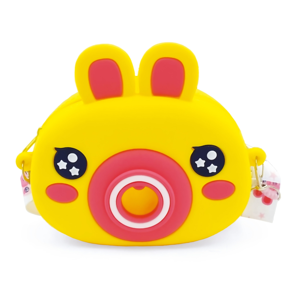 Mini geanta Bags Bunny din silicon, cu fermoar si curea de umar reglabila  - 13.5 x 15  [2]