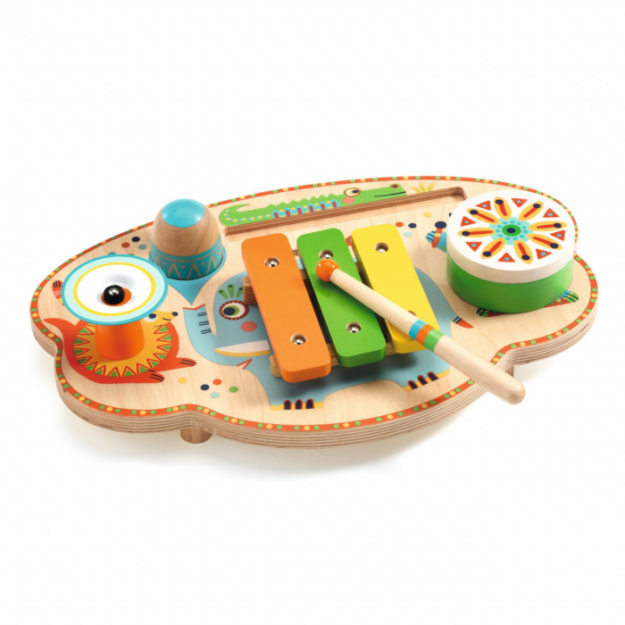 Mini orchestra Djeco, Poftiti la carnaval, Set muzical, varsta 3 - 6 ani, Baiat, Fata [2]