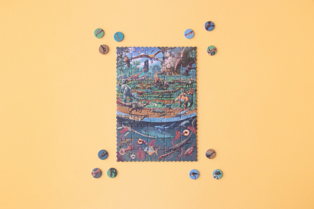 Mini puzzle Dinozauri, Londji, varsta 3 - 6 ani, Baiat, Fata [3]