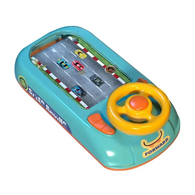 Mini Racer simulator de curse cu volan de condus, alimentare USB, copii 3-6 Ani [1]