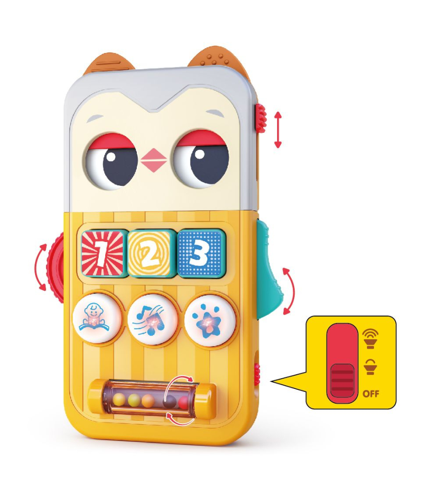 Mini tablita educativa bufnita cu muzica si lumini copii varsta 6 ani - 3 ani [4]