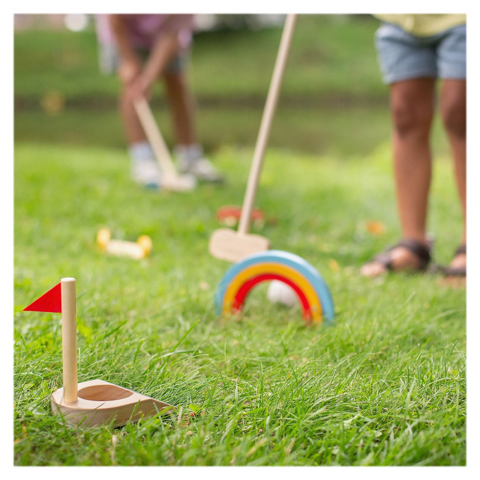 Minigolf, set din lemn, BS Toys, 4+ ani [3]