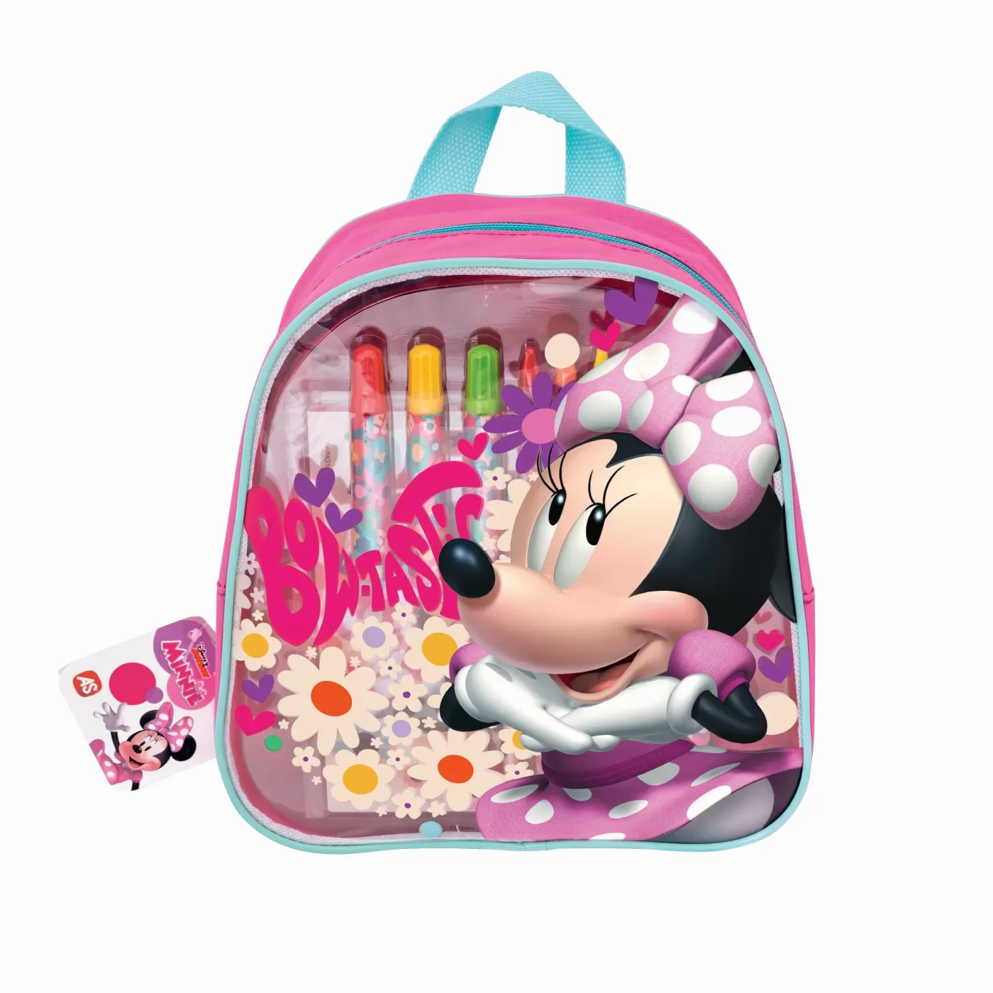 Set de desen si rucsac, Minnie Mouse, 3 ani+, varsta de la 3 ani la 8 ani [2]