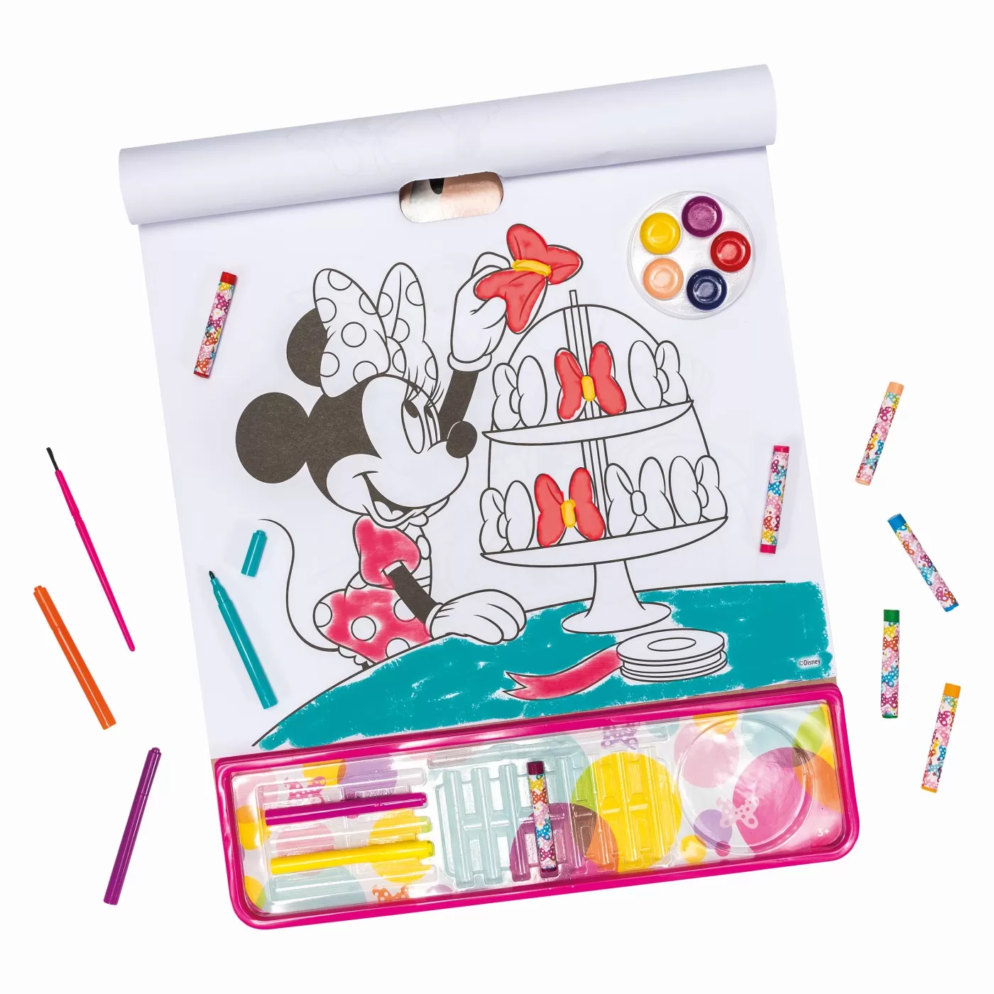 Set pictura si desen, Giga Block 5 in 1, Minnie Mouse, 3 ani+, varsta de la 3 ani la 12 ani [2]