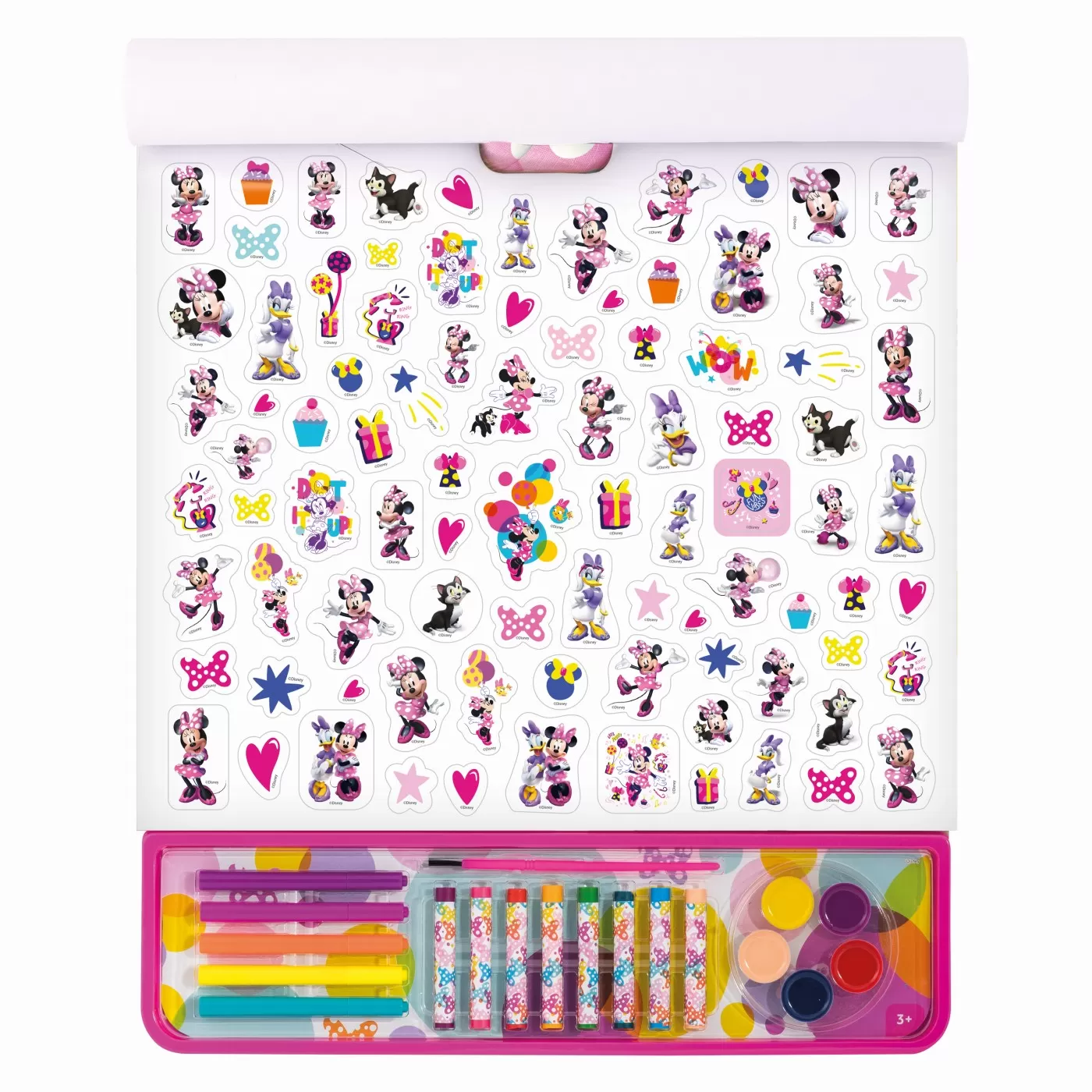 Set pictura si desen, Giga Block 5 in 1, Minnie Mouse, 3 ani+, varsta de la 3 ani la 12 ani [4]