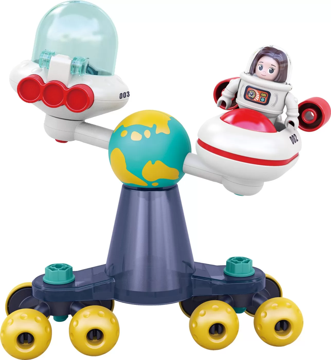 Jucarie STEAM , Baza spatiala, Miukids, varsta de la 3 ani la 7 ani [5]