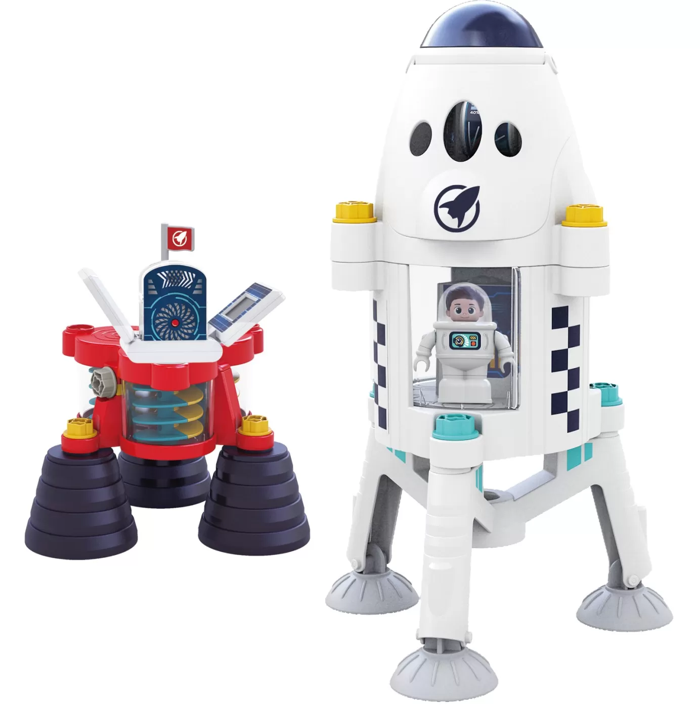 Jucarie STEAM , vehicul spatial pentru copii cu mini robot si caine, varsta de la 4 ani la 8 ani [2]