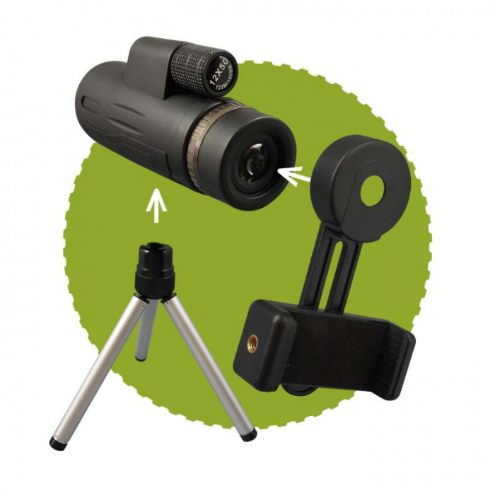 Monocular Expert, 12x, lentila obiectiv 40 mm, Buki France [3]
