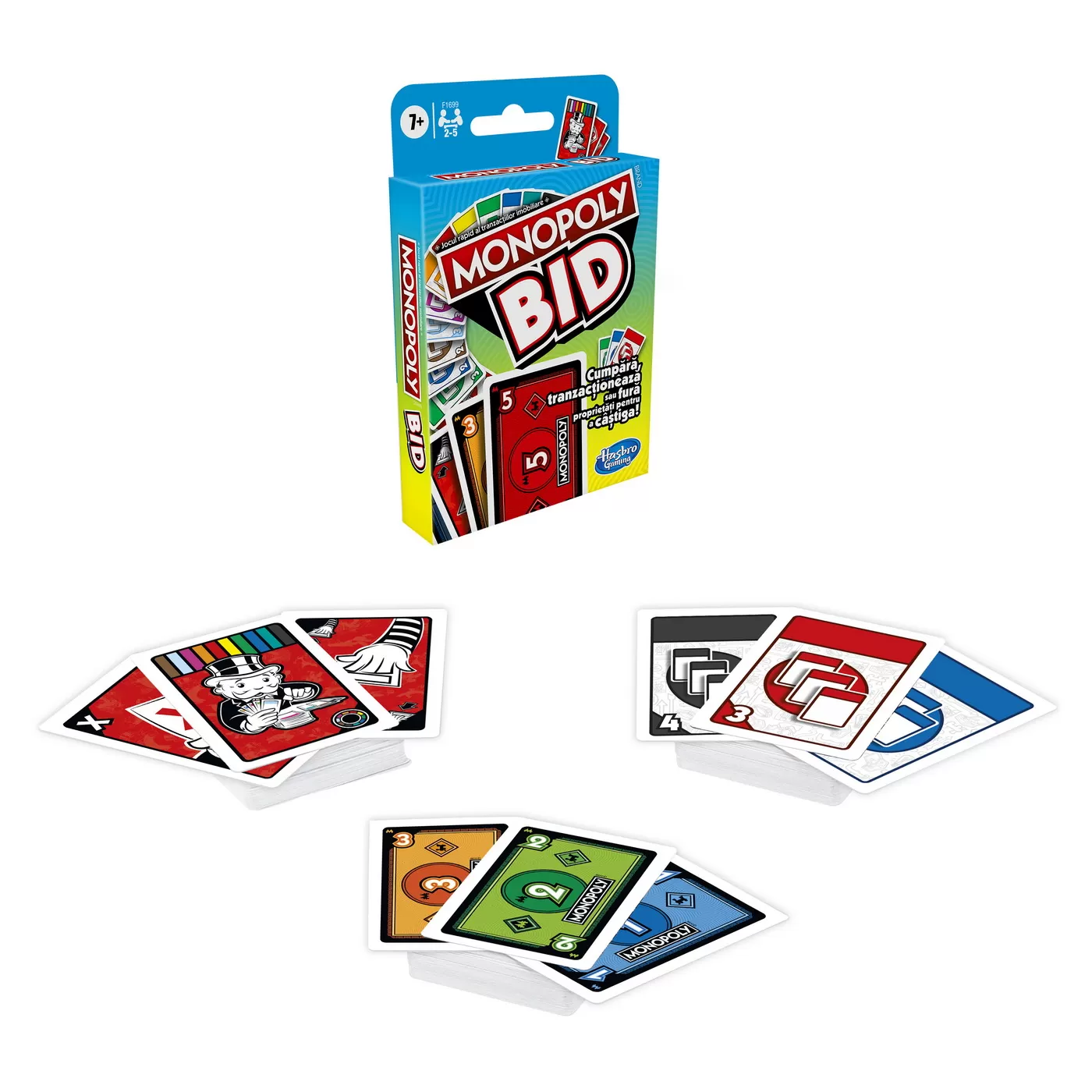 Joc de Carti - Monopoly Bid, Joc de Strategie, 7 ani+, varsta de la 7 ani la +15 ani [5]