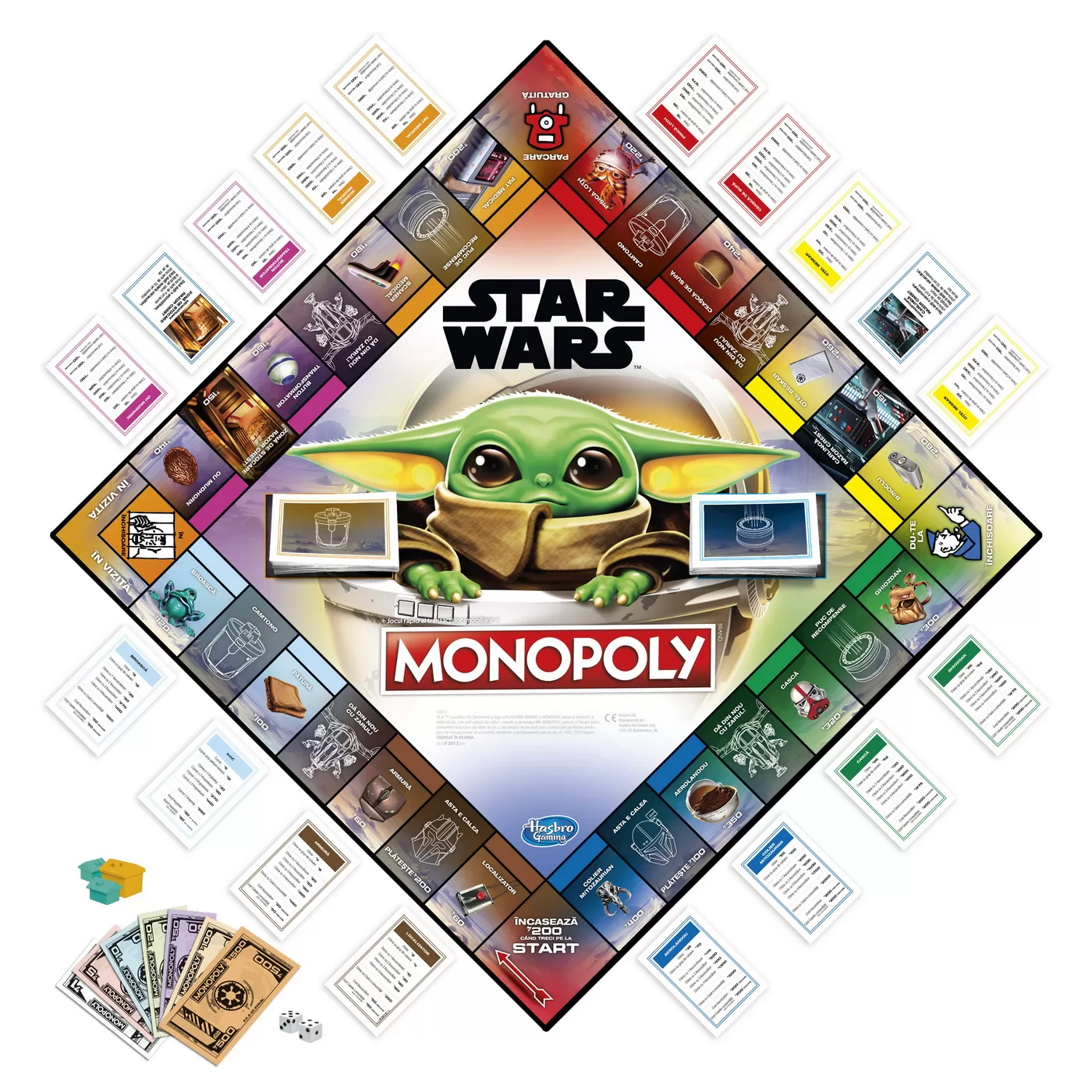 Joc Monopoly Star Wars, The Child Baby Yoda, varsta de la 8 ani la +15 ani [2]