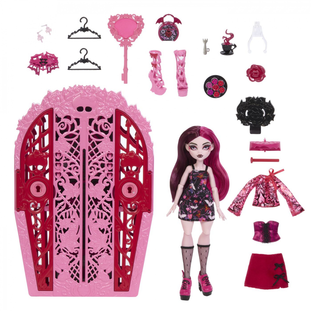 Monster high gradina de la miezul noptii papusa draculaura, varsta de la 4 ani la 8 ani [9]