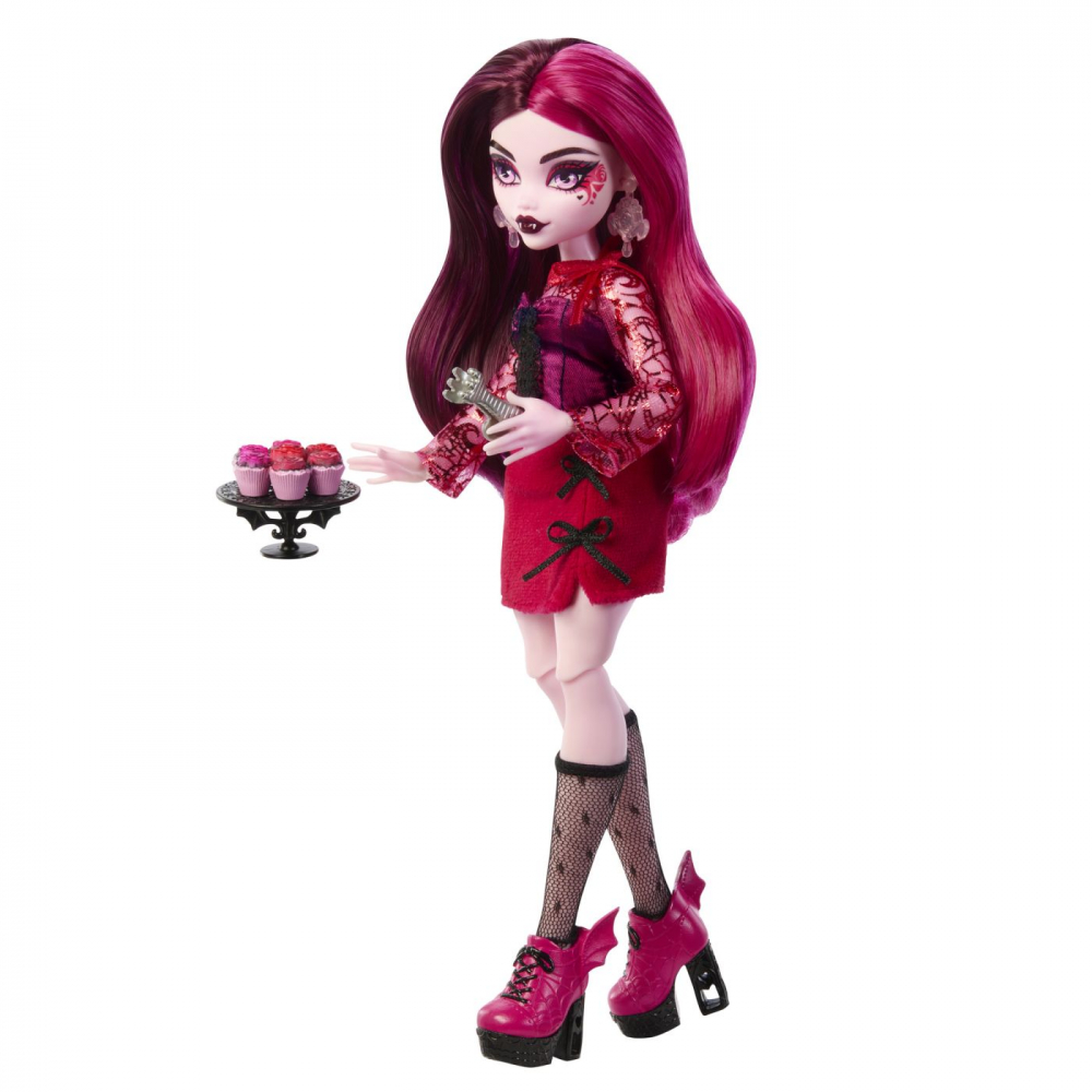 Monster high gradina de la miezul noptii papusa draculaura, varsta de la 4 ani la 8 ani [10]