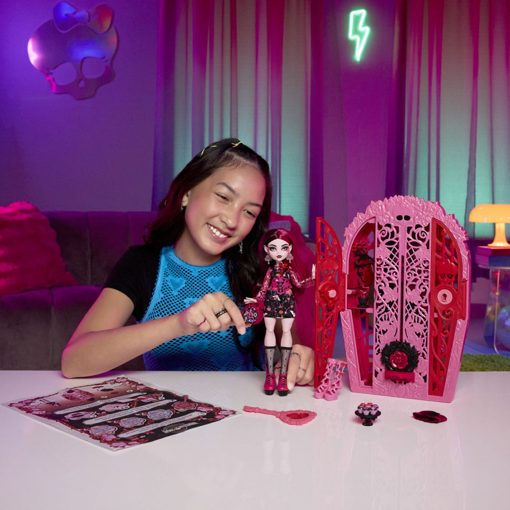 Monster high gradina de la miezul noptii papusa draculaura, varsta de la 4 ani la 8 ani [2]