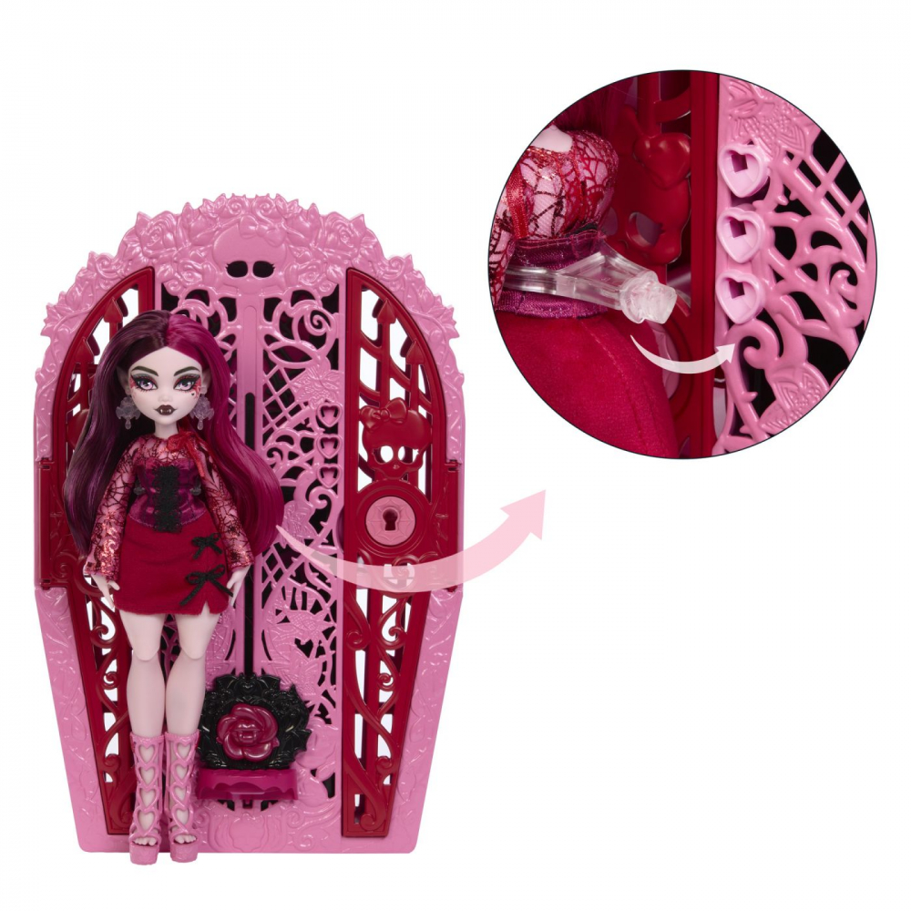 Monster high gradina de la miezul noptii papusa draculaura, varsta de la 4 ani la 8 ani [11]
