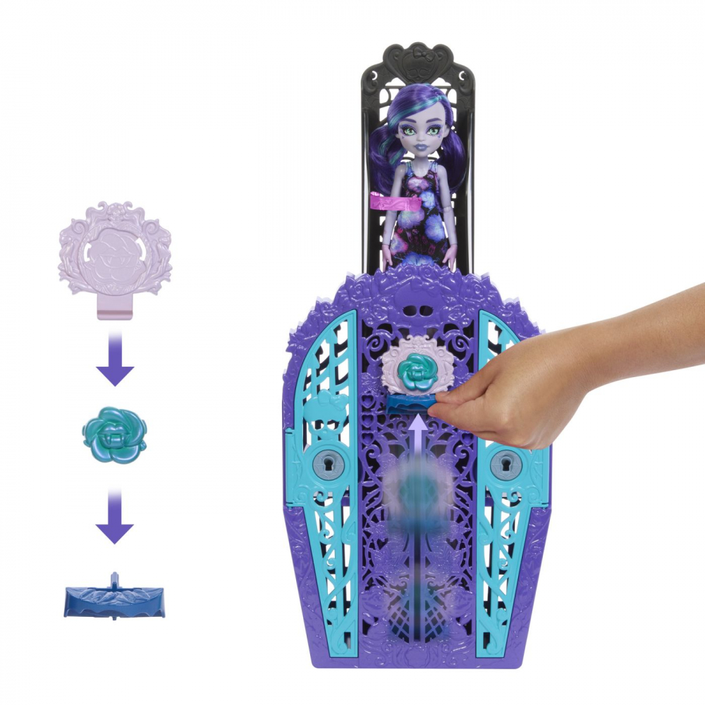 Monster high gradina de la miezul noptii papusa twyla, varsta de la 4 ani la 8 ani [7]