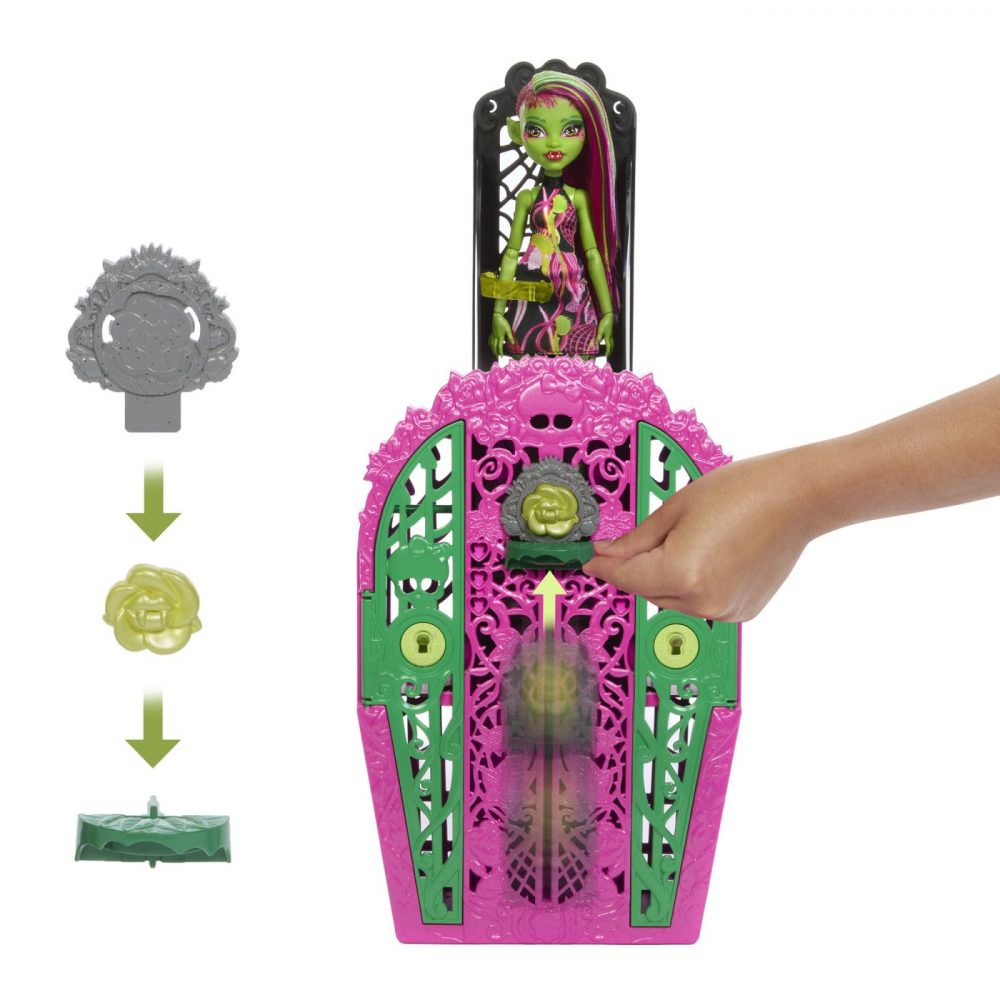 Monster high gradina de la miezul noptii papusa venus mcflytrap, varsta de la 4 ani la 8 ani [6]