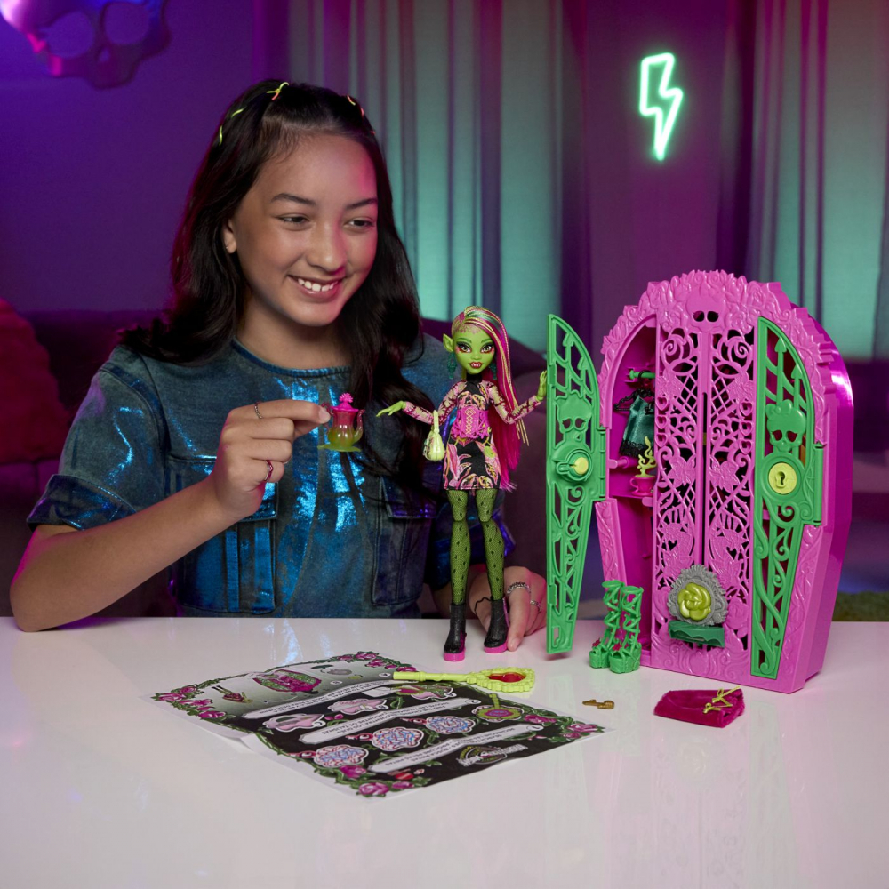 Monster high gradina de la miezul noptii papusa venus mcflytrap, varsta de la 4 ani la 8 ani [4]