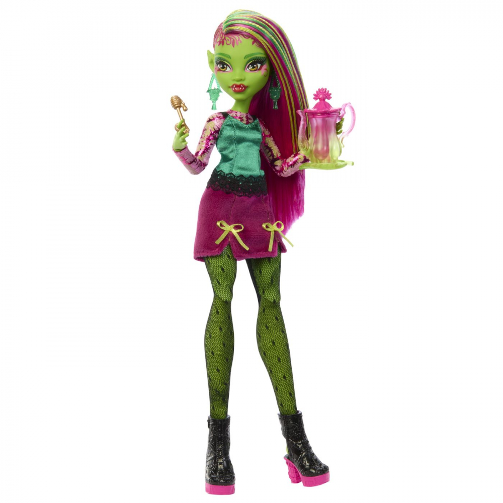 Monster high gradina de la miezul noptii papusa venus mcflytrap, varsta de la 4 ani la 8 ani [10]
