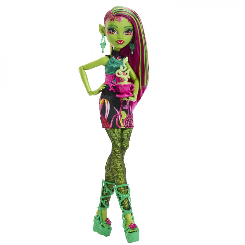 Monster high gradina de la miezul noptii papusa venus mcflytrap, varsta de la 4 ani la 8 ani [5]