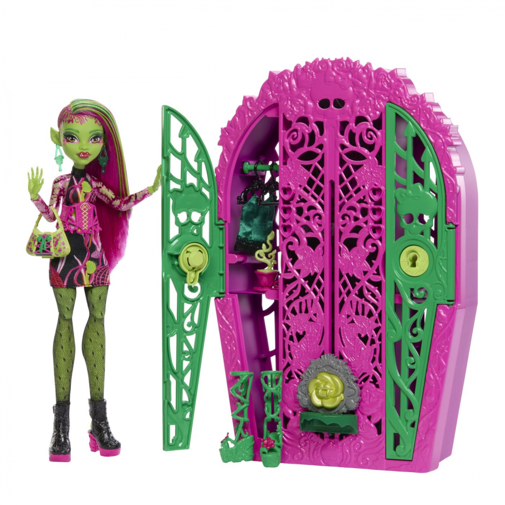 Monster high gradina de la miezul noptii papusa venus mcflytrap, varsta de la 4 ani la 8 ani [3]