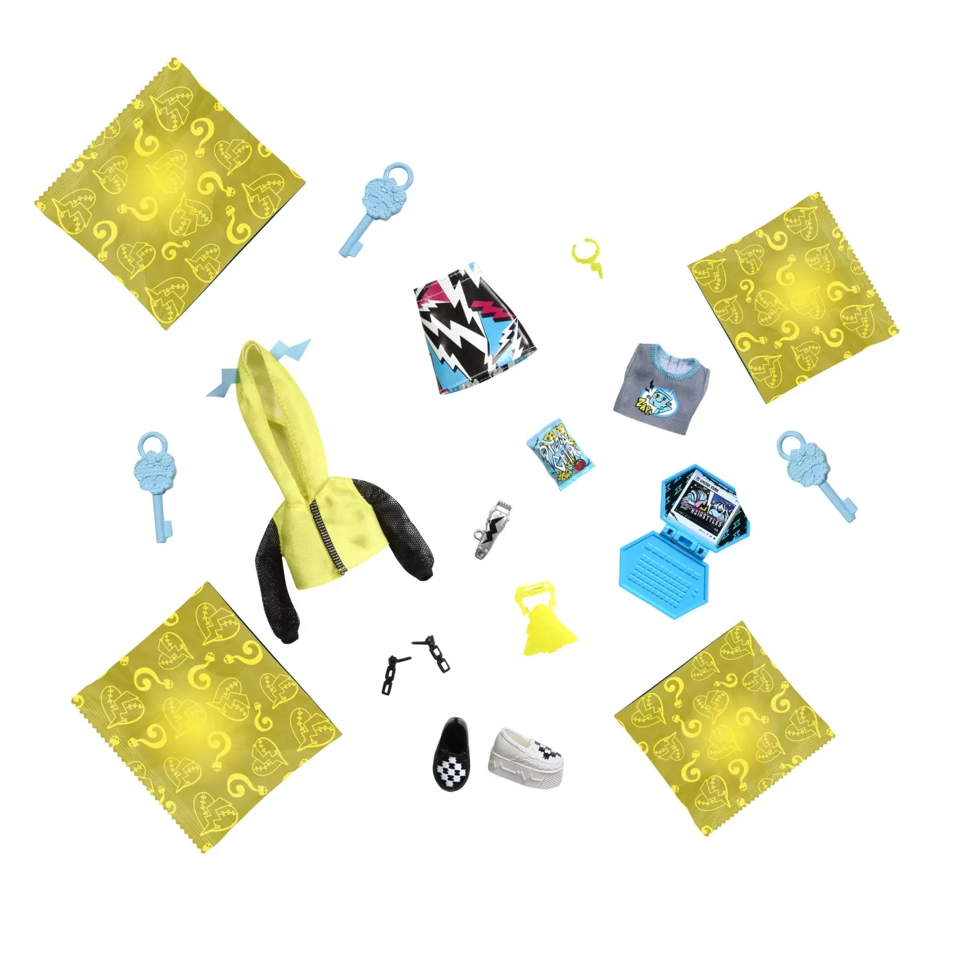 Monster high neon frights papusa frankie stein, varsta de la 4 ani la 8 ani [3]