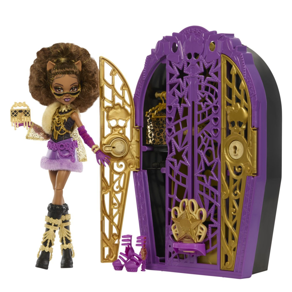 Monster high papusa clawdeen wolf cu dulap revelator si accesorii copii cu varsta peste 4 ani [7]