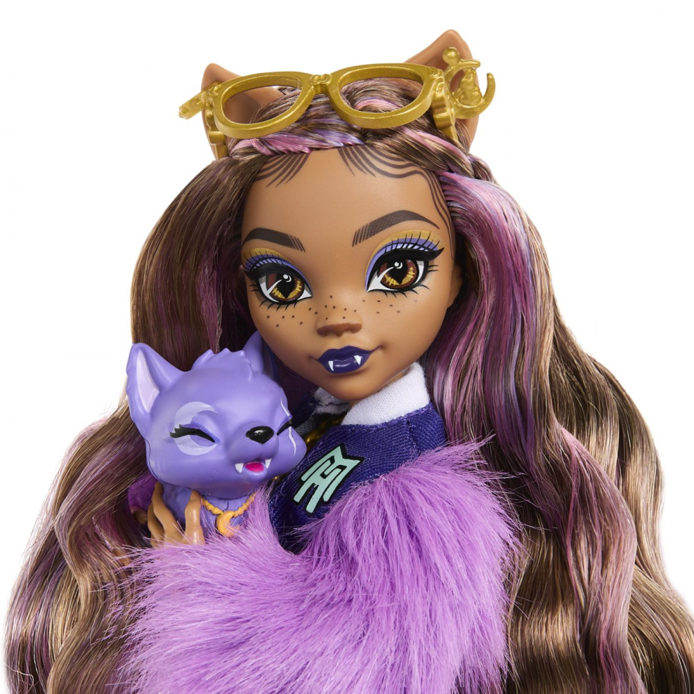 Monster high papusa clawdeen wolf si catelul crescent, varsta de la 4 ani la 8 ani [7]