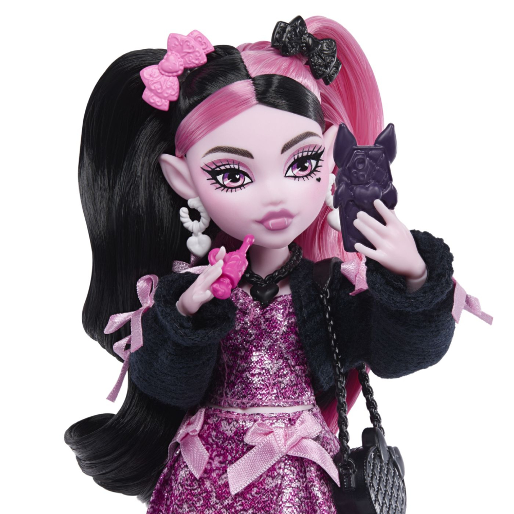Monster high papusa draculaura cu accesorii copii varsta 4 ani - 10 ani [10]