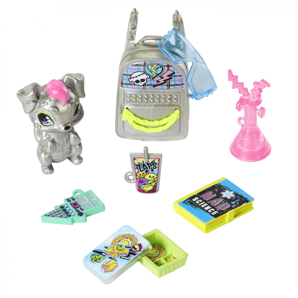 Monster high papusa frankie stein si animalut watzie, varsta de la 4 ani la 8 ani [6]