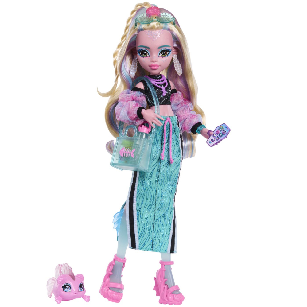 Monster high papusa lagoona blue cu accesorii copii varsta 4 ani - 10 ani [3]