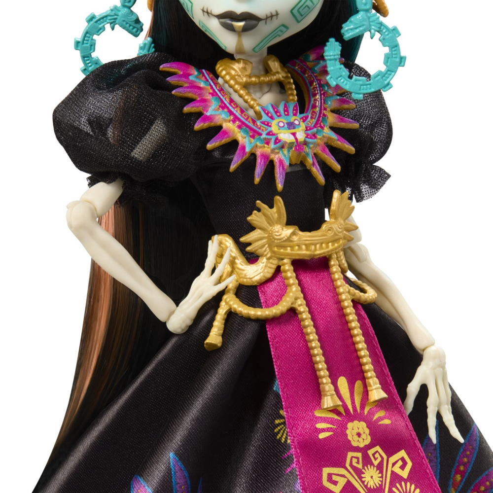 Monster high skullector papusa skelita calaveras editia dia de muertos copii cu varsta peste 4 ani [5]