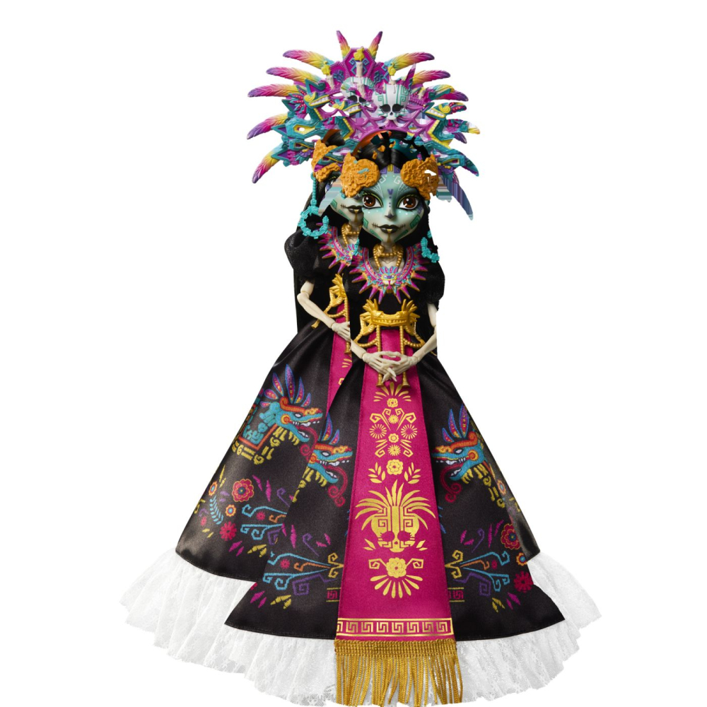 Monster high skullector papusa skelita calaveras editia dia de muertos copii cu varsta peste 4 ani [3]