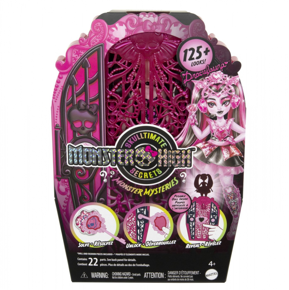 Monster high skulltimate secrets papusa draculaura, varsta de la 4 ani la 8 ani [1]